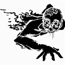 Zombie stencil