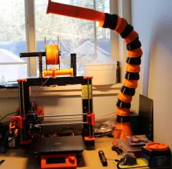 3D Printed Desk Lamp with COB LEDS and Adjustable Brightness