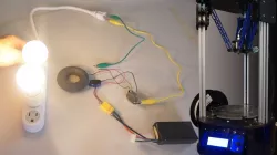 3D Printed Power Transformer - Testing Magnetic Iron PLA