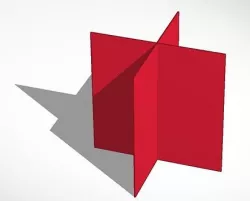 3D-Printer calibration test cross