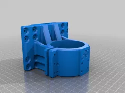 65mm clamp allowing trim router to go 20mm lower than original