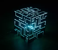 Alien Cube With Lights