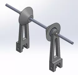 Aluminum 2020 top filament spool holder