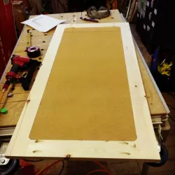 Assorted radiused corner squares for laser cutting (router templates)