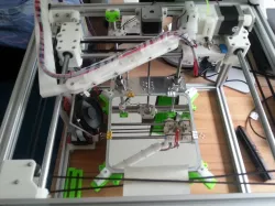 Bending cable holding arm