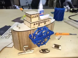Bluetooth Control 3D printed Paddle Boat