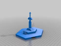 Bowman Master Sword in Time Pedestal LED lamp