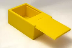 Box with sliding lid