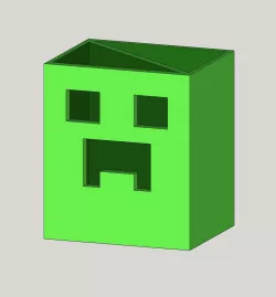 Creeper Pen Holder (No text)