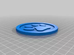 Dog Paw coaster