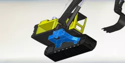 excavator chassy parts