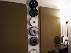 Filament Spool Wall Holder / Headphone Hanger UPDATED 2015-07-23
