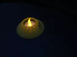 fishing man tea candle holder #MakeItFloat