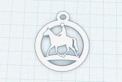 horse keychain