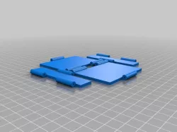 Improved Deck Box with Gears for Magic the Gathering EDH Commander- by Intentional3D (fixing printing path for xyz 1.0)