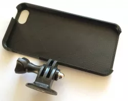 iPhone 5S case with gopro mount for Makerbot Repilcator 2X