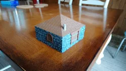 Leomund's Secure Shelter / Stone Cottage 28mm scale