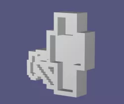 Minecraft cookie mold