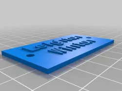 My Customized custom plaque nameplate customizer #2