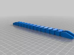 My Customized Drag Chain with mounts 12 link