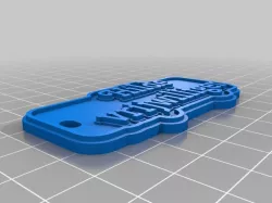 My Customized Multiline Tag or Keychain