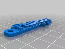 My Customized Multiline Tag or Keychain