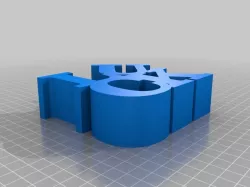 My Customized WORD Sculpture luck
