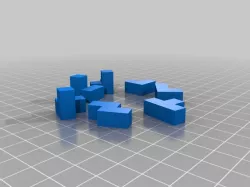 My Customized World's Smallest 3D printed Soma Cube Puzzle remix