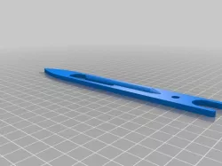 Netting needle (aka netting shuttle) with openscad source