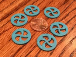 Ninja Disc - penny size Ballista Launcher Ammo