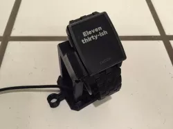 Pebble Steel Watch Stand: Modular Vertical Piece