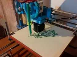 Plotter adapter for 3D printer