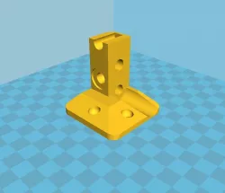 Prusa i3 foot with screw mounts
