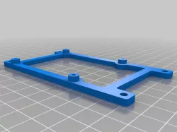 Raspberry Pi model B+ mounting plate