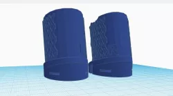 Remix of Oculus Rift Touch Controller grip adapters by Steve757