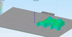 S3d simple build plate STL file for Rep1 and clones