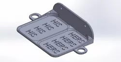Shower His & Hers Soap Holder with area to hold the razor.