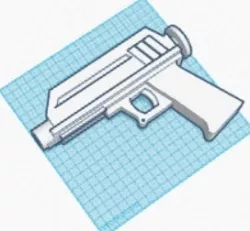 Star Wars Blaster with Light Saber Baenet