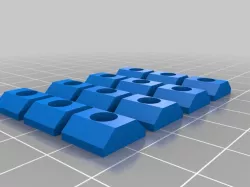 T-Nut (plastic only) for OpenBuilds V-Slot (Customizable)