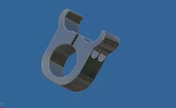 Torch Mount for double Barrel Shotgun Side by Side. 1" torch Body.