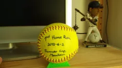 Triangular Softball Display