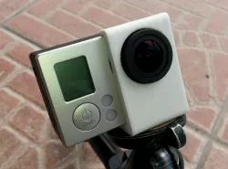 Tripod mount for GoPro Hero 3+ Black with LCD