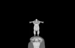 Ugly Alien Statue
