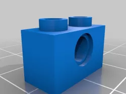 2x1 lego hole