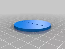 50mm disc with (11) x 2mm holes
