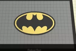 Batman 1989 Logo - Dual Extrude
