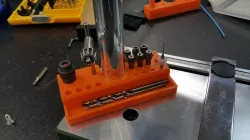 Bits holder for Proxxon TBM Drill or others with 20mm pole