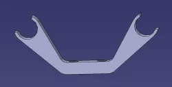 Cameramount for hexacopter CC 58mm 10mm cliphole (MADE BY PRO CATIA V5 DESIGN ENGINEER)