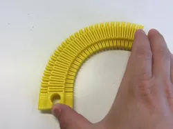 Customizable Flexible Toy Train Tracks