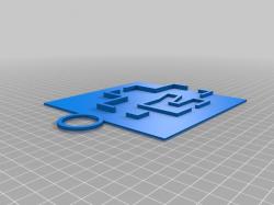 STL-Datei Rammstein-Logo geführt 👽・3D-druckbare Vorlage zum